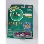 Johnny Lightning 1:64 Vintage Clue Ford Mustang Cobra 1978 with Poker Chip